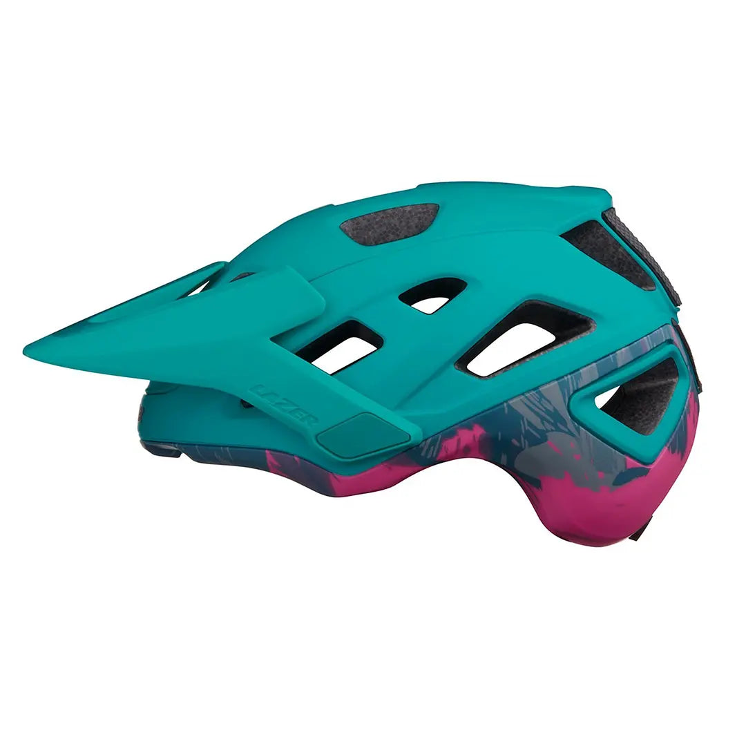 Casco bicicleta Lazer Jackal Kineticore Montaña Turquesa