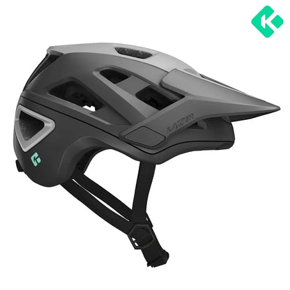 Casco bicicleta Lazer Jackal Kineticore Montaña Gris