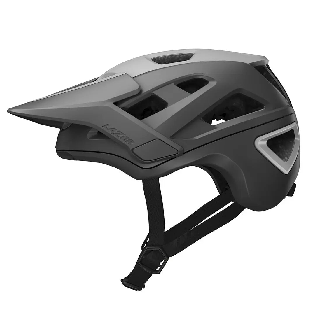 Casco bicicleta Lazer Jackal Kineticore Montaña Gris