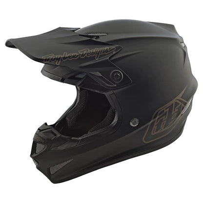 Casco de Moto SE4 Polyacrylite Youth Midnight Black Troy Lee Designs