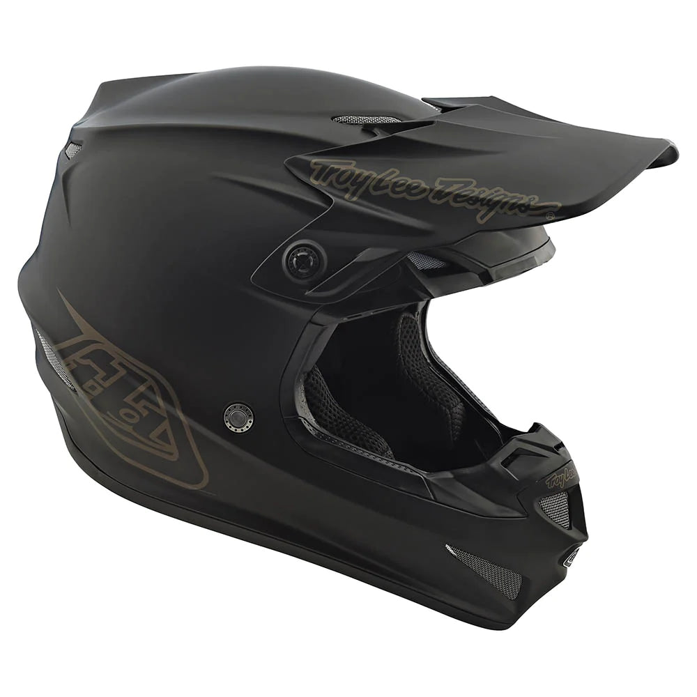 Casco de Moto SE4 Polyacrylite Youth Midnight Black Troy Lee Designs