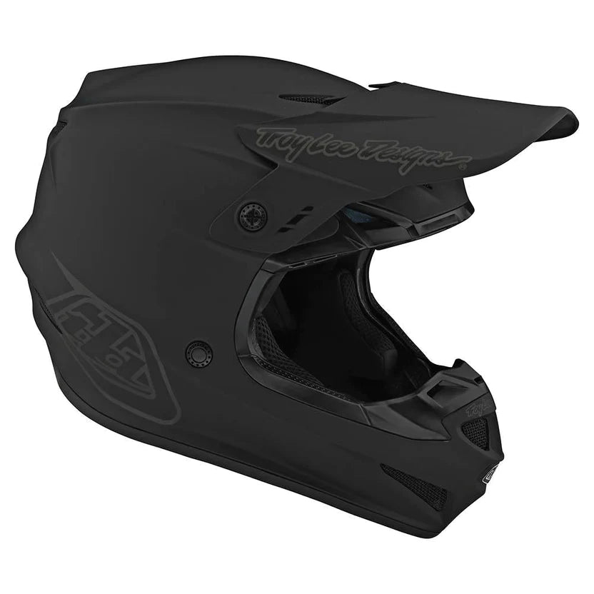 Casco de Moto GP Youth Mono Black Troy Lee Designs