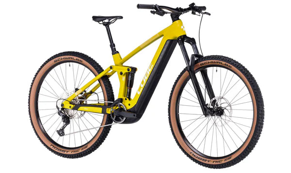 Bicicleta eléctrica de montaña cube STEREO HYBRID 140 HPC PRO 750 Vivid´n´Sun