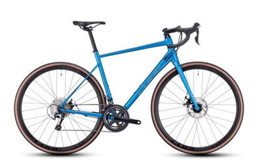 Bicicleta Ruta cube ATTAIN RACE Blue´n´Spectral