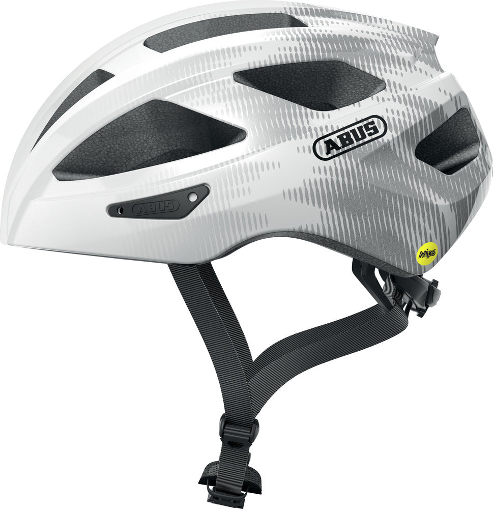 Casco Bicicleta Adulto Abus MACATOR Mips Blanco Polar