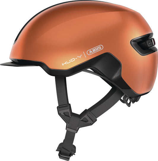 Casco Bicicleta Adulto HUD-Y Naranjo