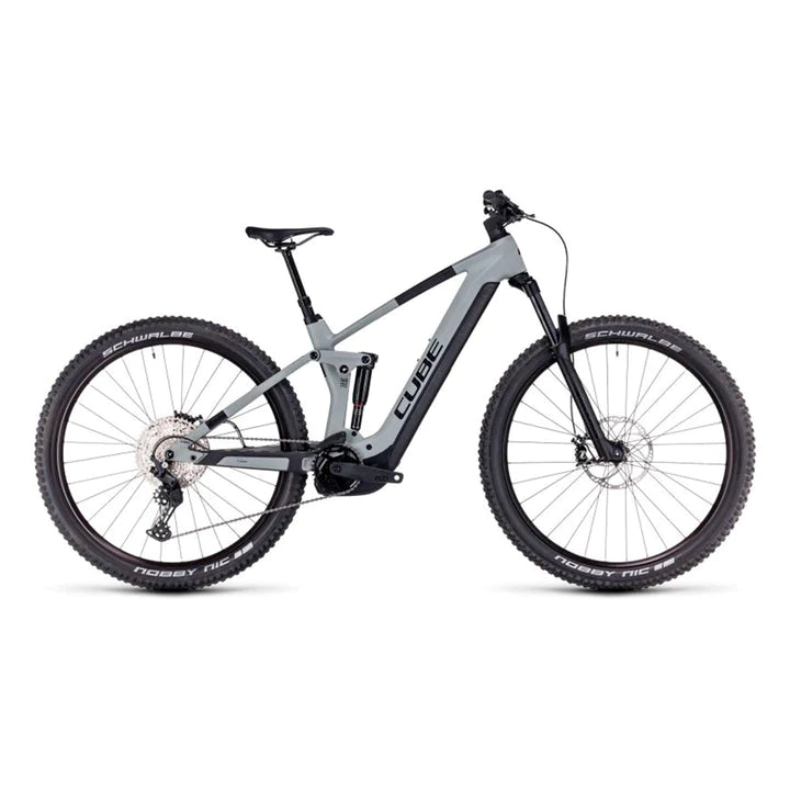 Bicicleta eléctrica cube STEREO HYBRID 140 HPC PRO 750 Swampgrey´n´Black