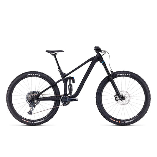 Bicicleta mtb cube STEREO ONE77 PRO Black Anodized