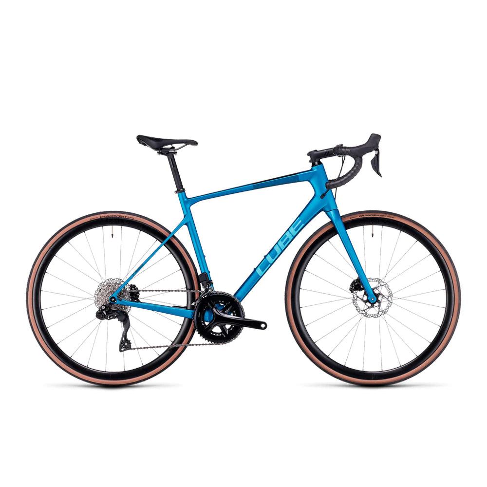 Bicicleta de ruta cube ATTAIN GTC SLX Azul y Negro