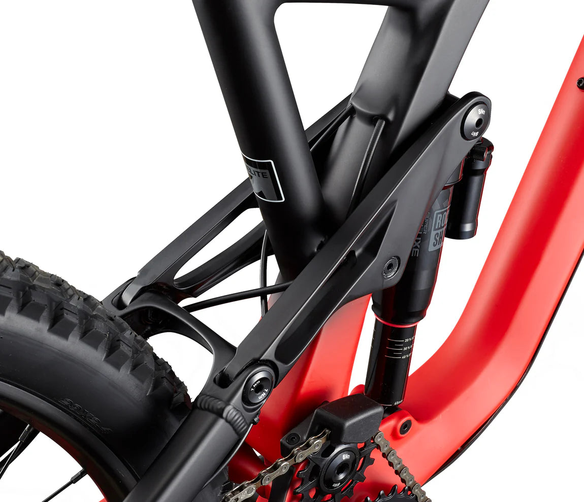 Bicicleta Mtb Gt Force Carbon Elite Negro Rojo