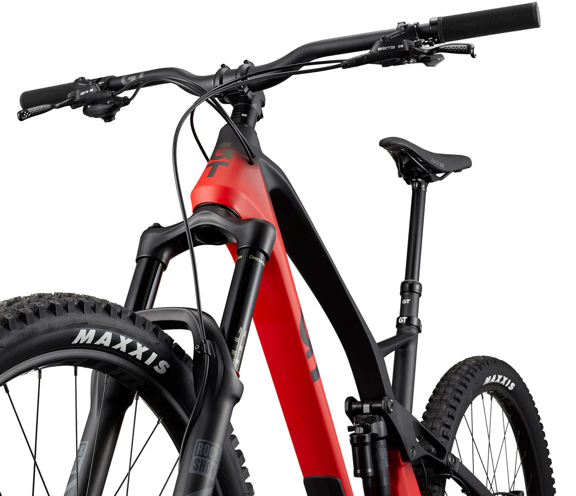 Bicicleta Mtb Gt Force Carbon Elite Negro Rojo