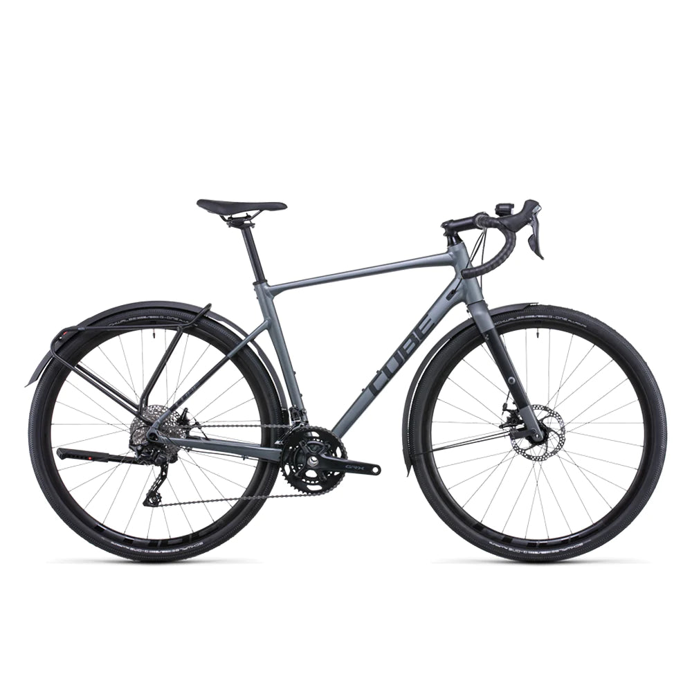 Bicicleta de gravel cube NUROAD PRO FE Inkgrey´n´Black