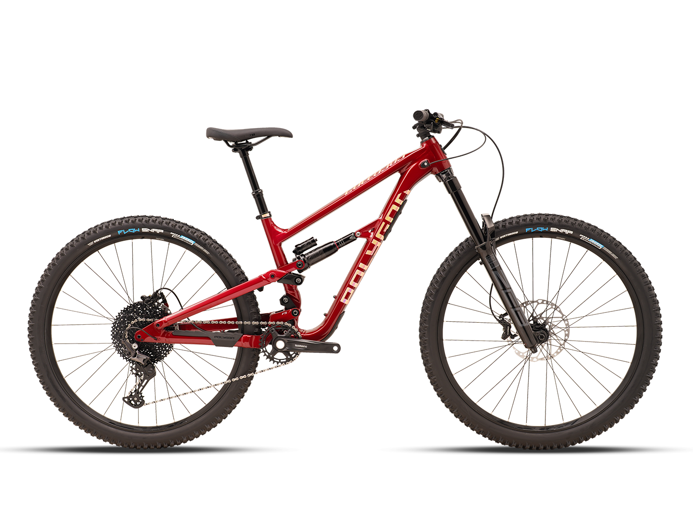 Bicicleta de enduro Polygon Collosus N7 Rojo