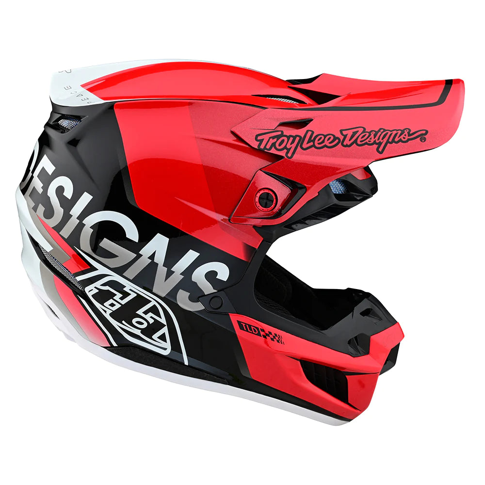 Casco de Moto SE5 Composite Qualifier Red/Black Troy Lee Designs