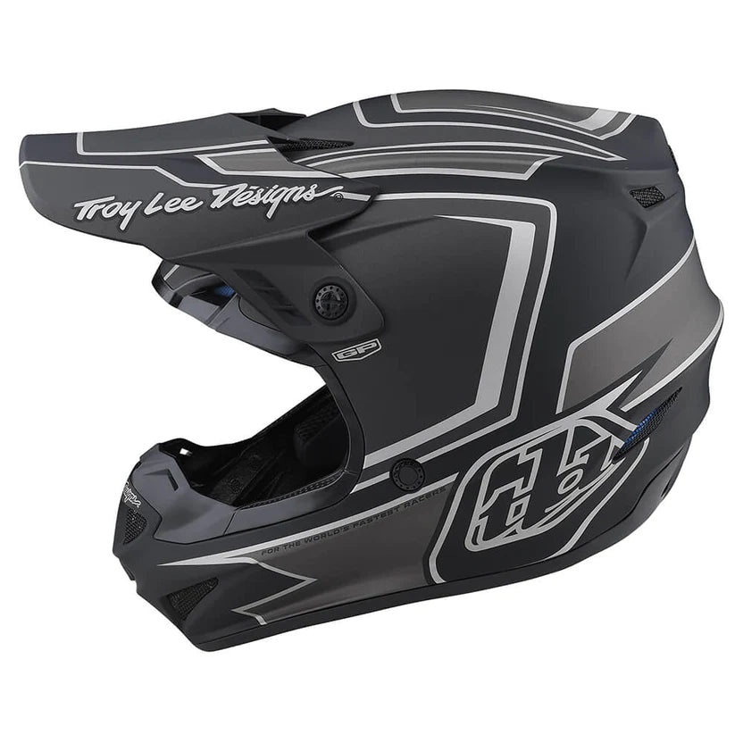 Casco de Moto GP Ritn Black/Gray Troy Lee Designs