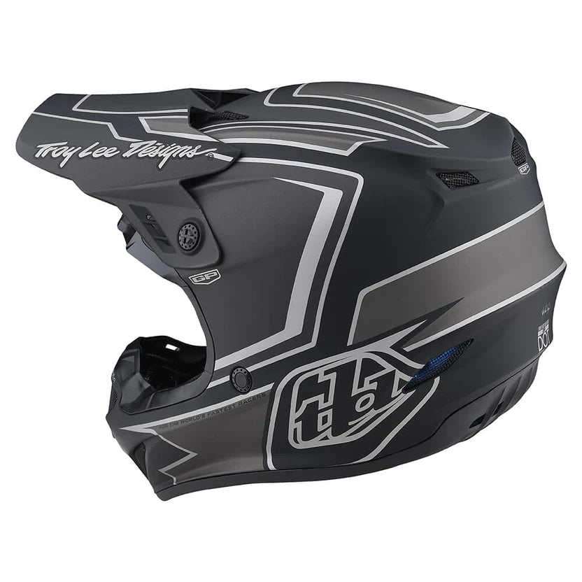 Casco de Moto GP Ritn Black/Gray Troy Lee Designs