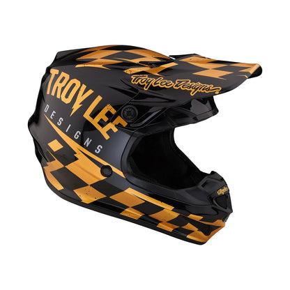 Casco de Moto SE4 Polyacrylite Youth Race Shop Black Troy Lee Designs