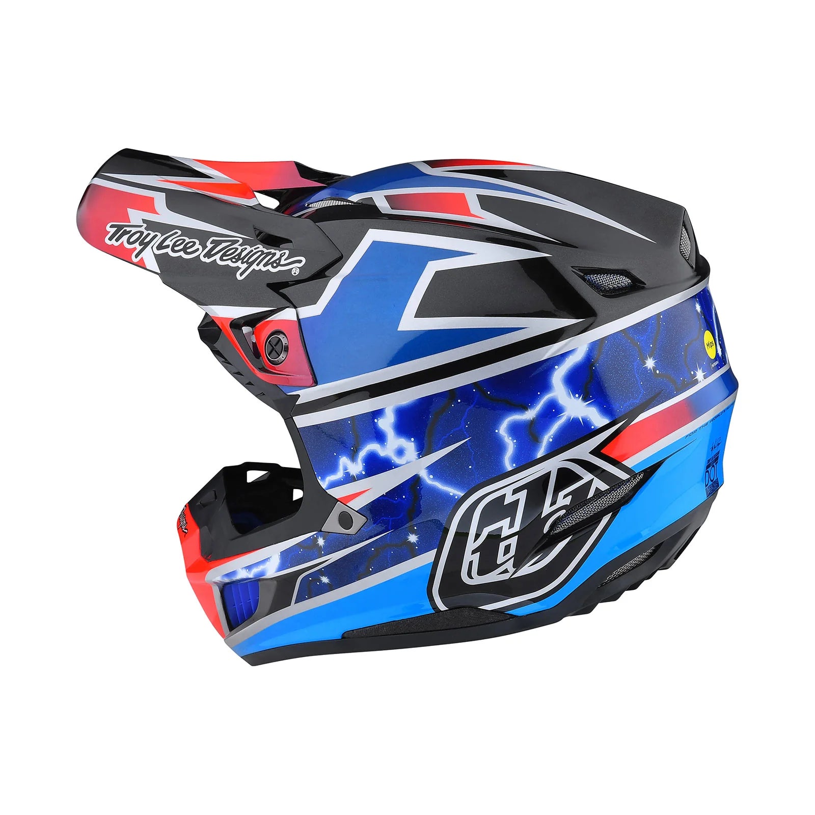 Casco de Moto SE5 Composite Lightning Blue Troy Lee Designs