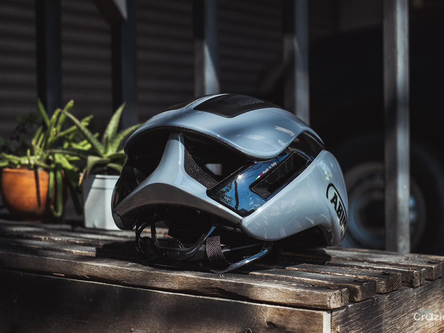 Casco de bicicleta Abus GAMECHANGER 2.0 Plata Brillante