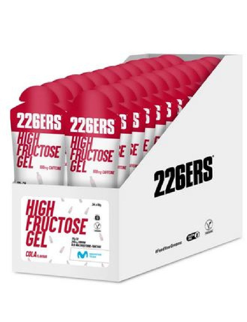 CAJA HIGH FRUCTOSA GEL COLA - Gel Energético - 24 UNI - 80g - 226ers