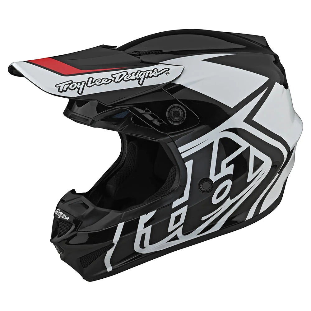Casco de Moto GP Overload Black/White Troy Lee Designs