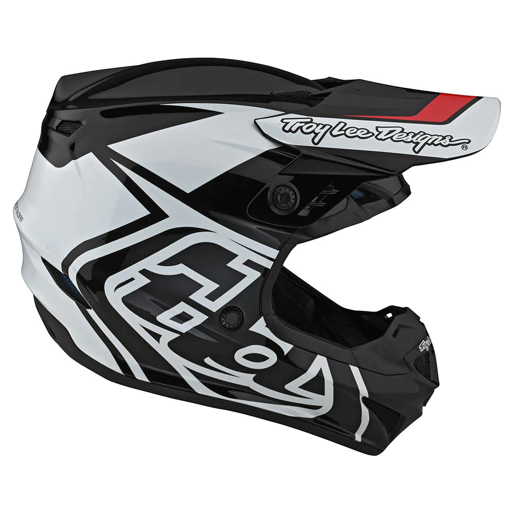 Casco de Moto GP Overload Black/White Troy Lee Designs