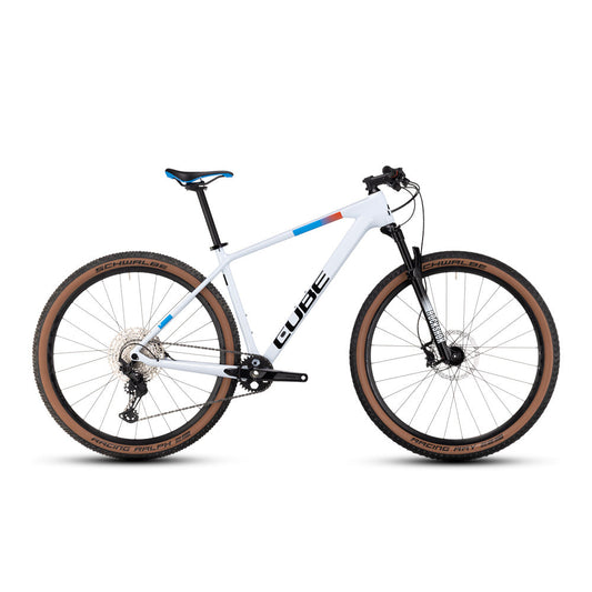 Bicicleta mtb cube REACTION C:62 PRO 29" White´n´Blue´n´Red